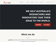 Tablet Screenshot of gemaker.com.au